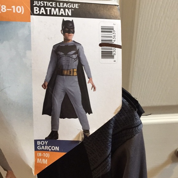 Batman Boys 3 Piece Halloween Pretend Play Superhero Costume Size Medium… - Picture 12 of 13